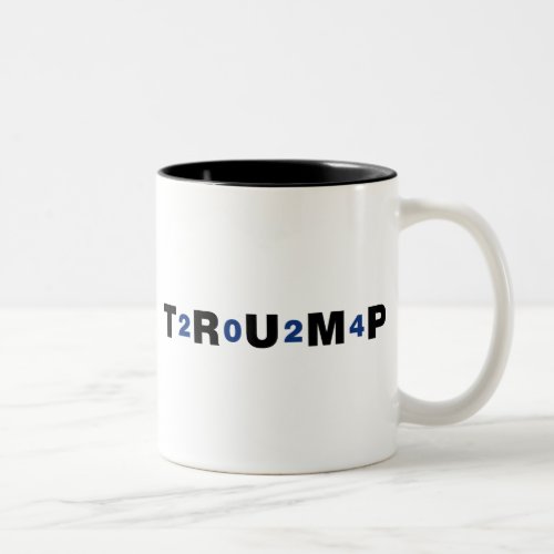 Trump 2024 Blue Two_Tone Coffee Mug