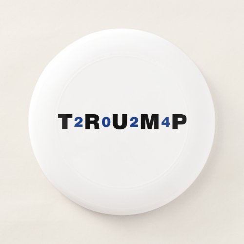 Trump 2024 Blue Wham_O Frisbee