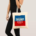 Trump 2024 Bold Patriotic Tote Bag