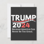 Trump 2024 bumper (Front)