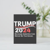Trump 2024 bumper (Standing Front)