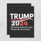 Trump 2024 bumper (Front/Back)
