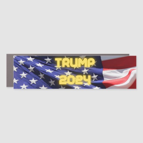 Trump 2024 Bumper Car Magnet