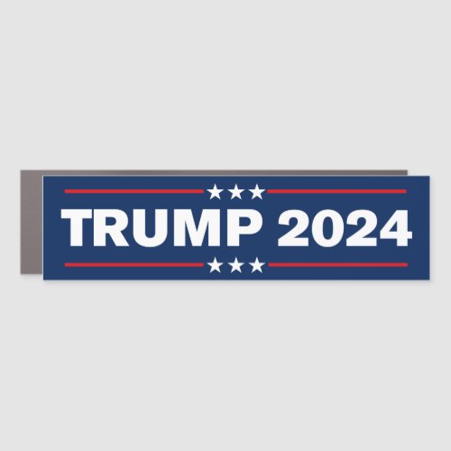 Trump 2024 Bumper Car Magnet