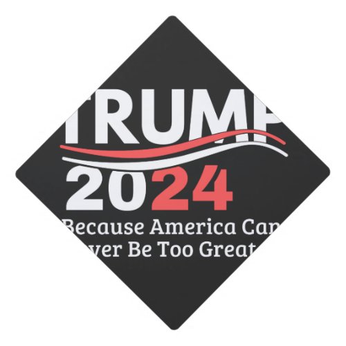 trump 2024 bumper graduation cap topper