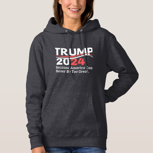 trump 2024 bumper hoodie (Front)