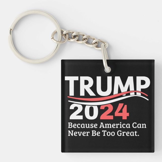 trump 2024 bumper keychain (Front)