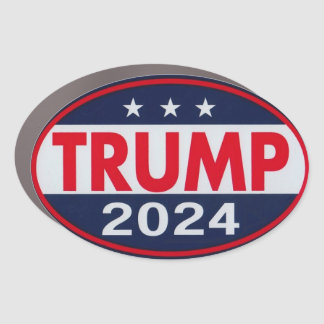Trump 2024 Bumper Magnet Oval