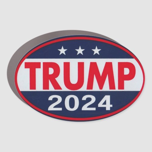 Trump 2024 Bumper Magnet Oval