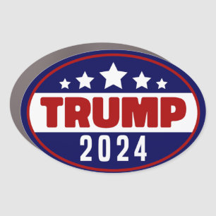 Trump 2024 Bumper Magnet Oval