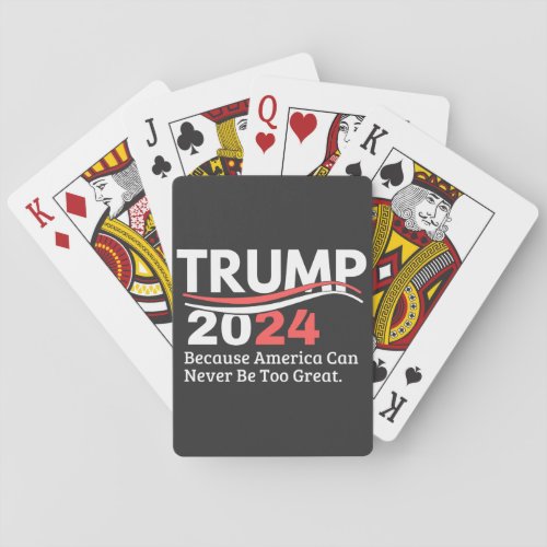 trump 2024 bumper poker cards