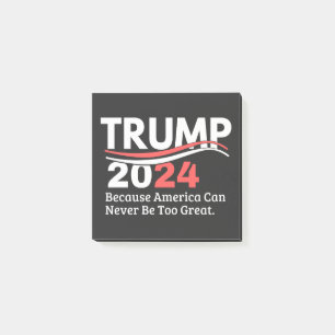 trump 2024 bumper post-it notes