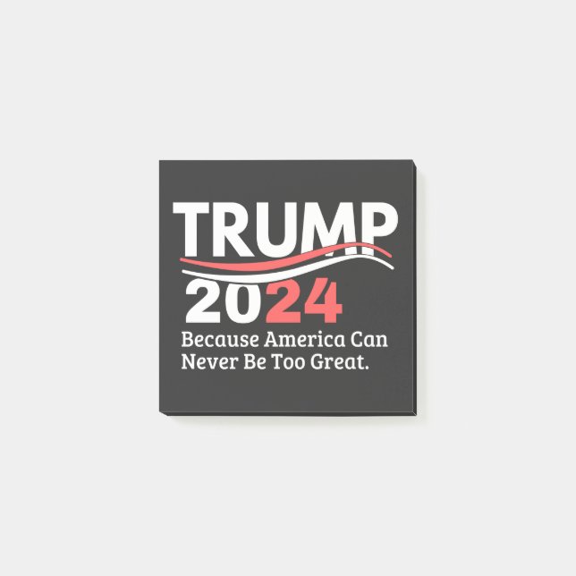 trump 2024 bumper post-it notes (Front)