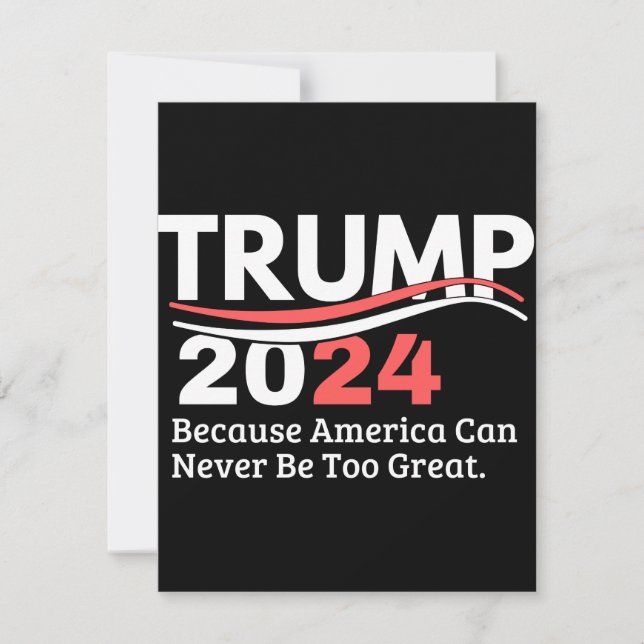 trump 2024 bumper save the date (Front)