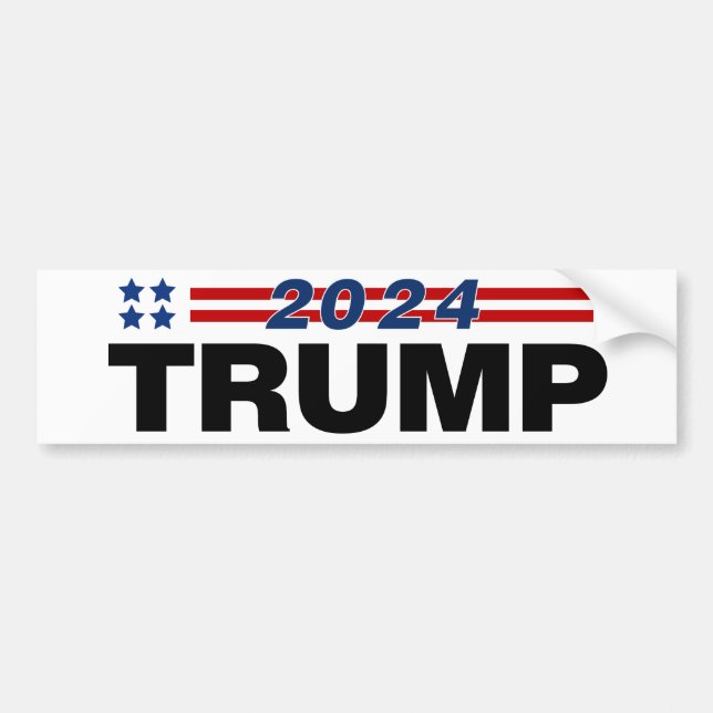 Trump 2024 bumper sticker (Front)