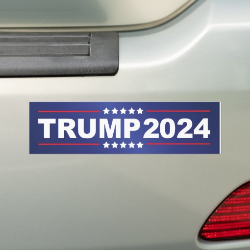 Trump 2024 bumper sticker | Zazzle