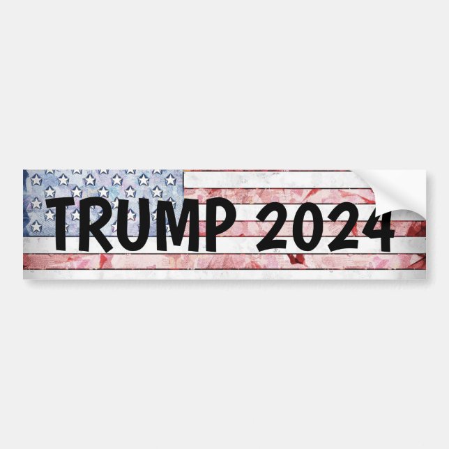 TRUMP 2024 Bumper Sticker (Front)