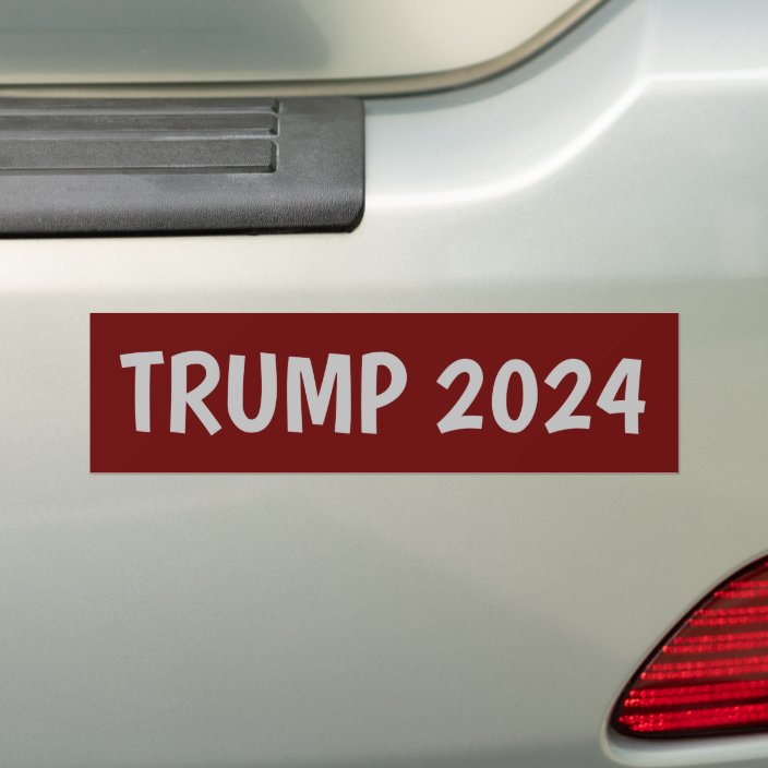 Donald Trump 2024 Bumper Sticker Amitie Andriette