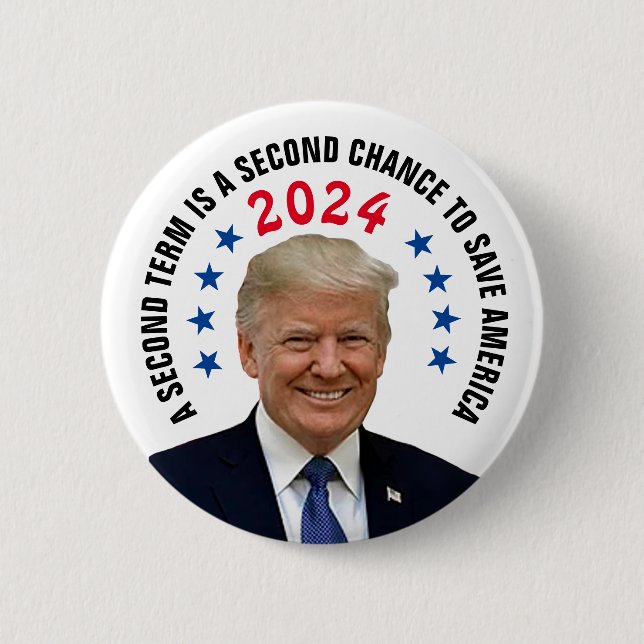TRUMP 2024 BUTTON (Front)