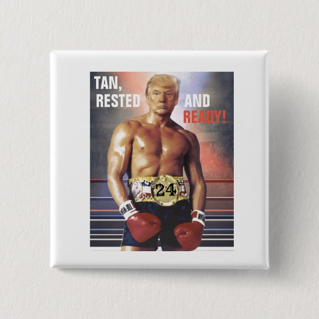 Trump 2024 button (Front)