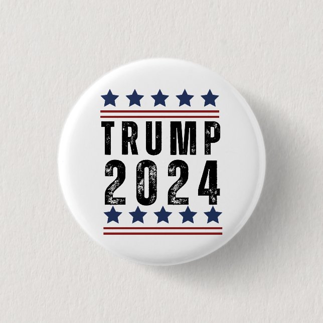 Trump  2024 button (Front)