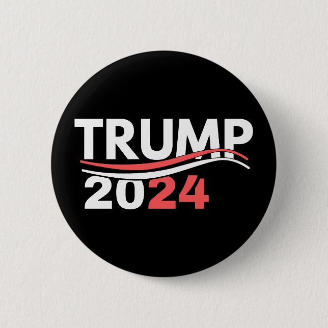 Trump 2024 button (Front)