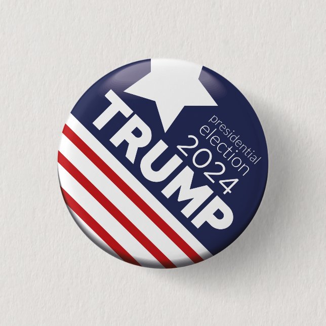 Trump 2024 button (Front)