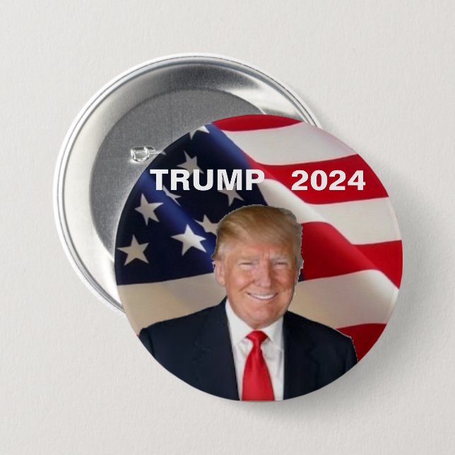 Trump 2024 button (Front & Back)