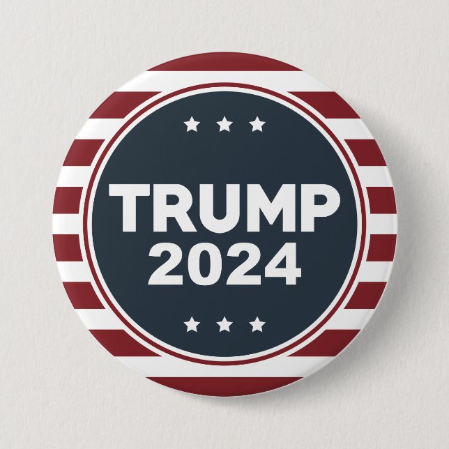 Trump 2024 button (Front)