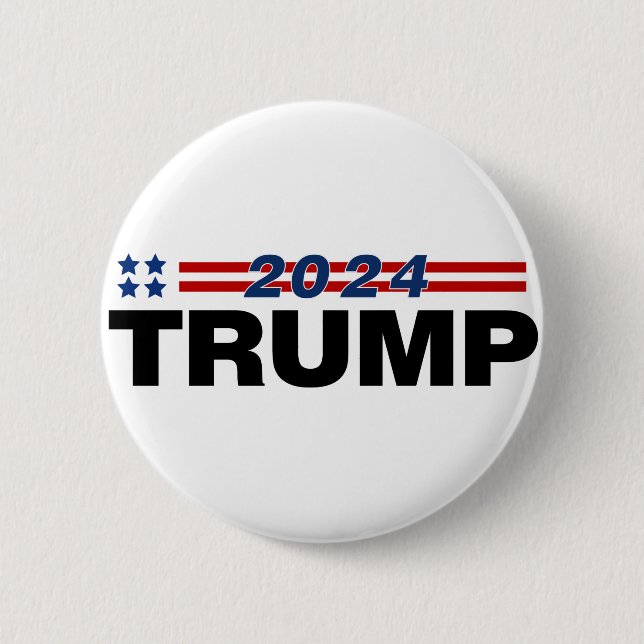 Trump 2024 button (Front)
