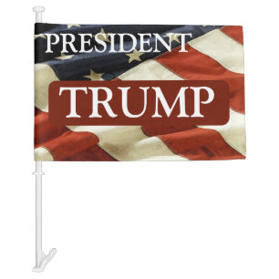 TRUMP 2024 CAR FLAG