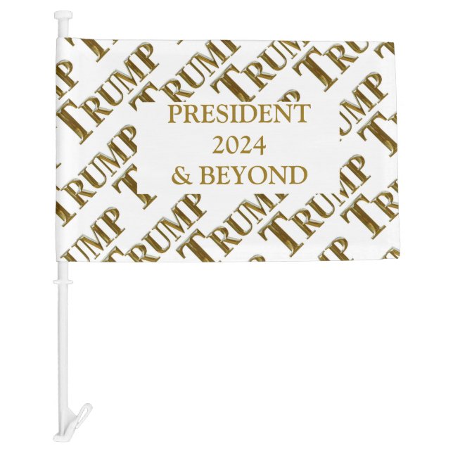 TRUMP 2024 CAR FLAG (Front)
