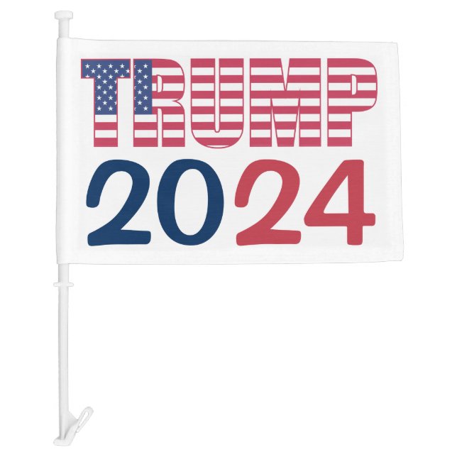 Trump 2024 car flag (Front)