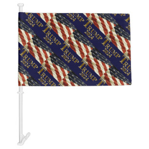 TRUMP 2024 CAR FLAG