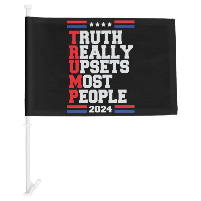 Trump 2024 car flag (Front)