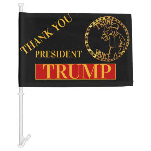 TRUMP 2024 CAR FLAG