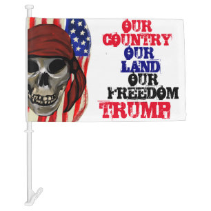 TRUMP 2024 CAR FLAG