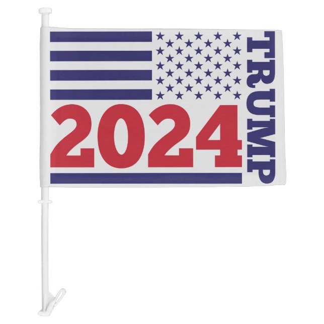 Trump 2024 car flag (Front)