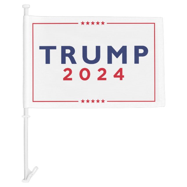 Trump 2024 car flag (Front)