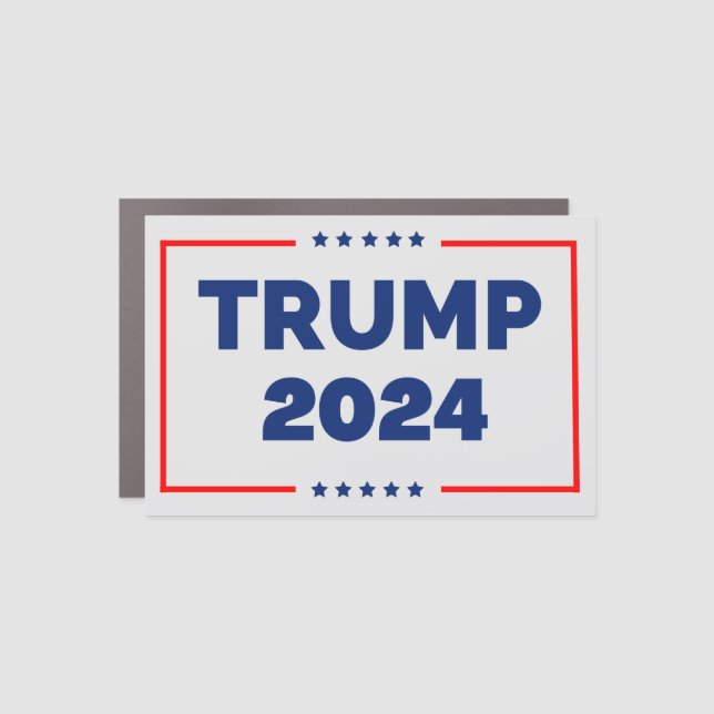Trump 2024  car magnet (Front)