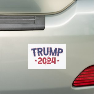 Trump 2024 car magnet
