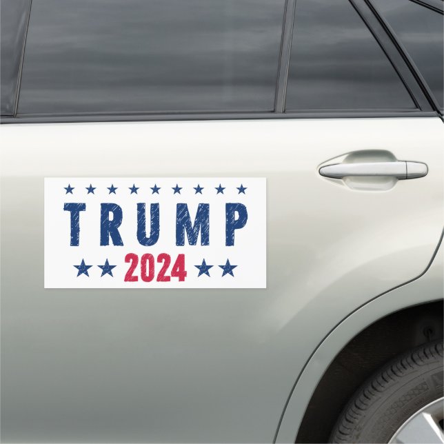 Trump 2024 car magnet (In Situ)