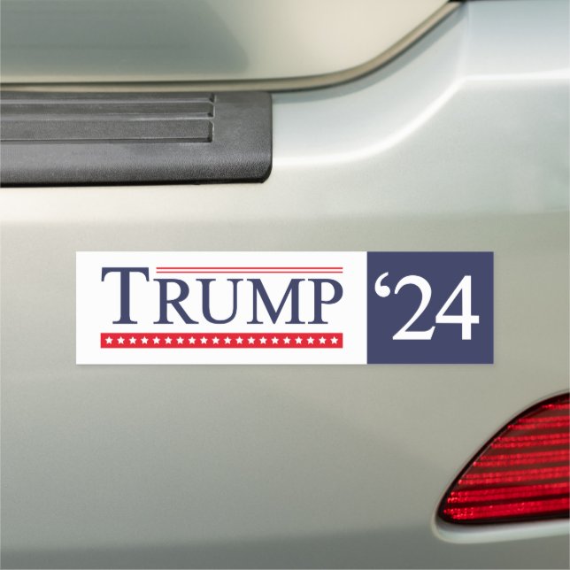 Trump 2024 car magnet (In Situ)