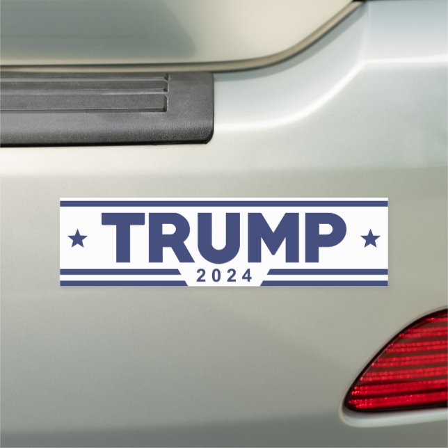 Trump 2024 car magnet (In Situ)