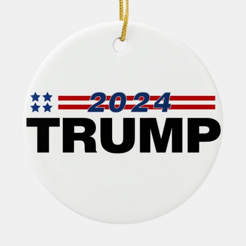 Trump 2024 ceramic ornament