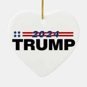 Trump 2024 ceramic ornament