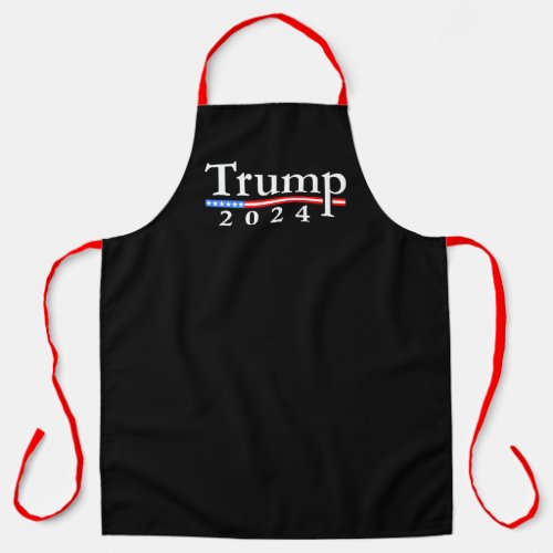 Trump 2024 Classic Black and Red Apron