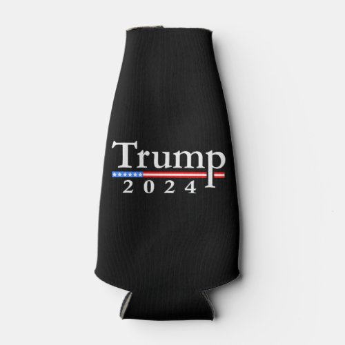 Trump 2024 Classic Black and Red Bottle Cooler