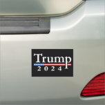 Trump 2024 Classic Black and Red Car Magnet