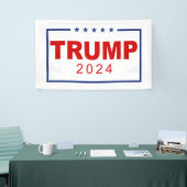 Trump 2024 Classic Rectangle Logo Banner (Tradeshow)